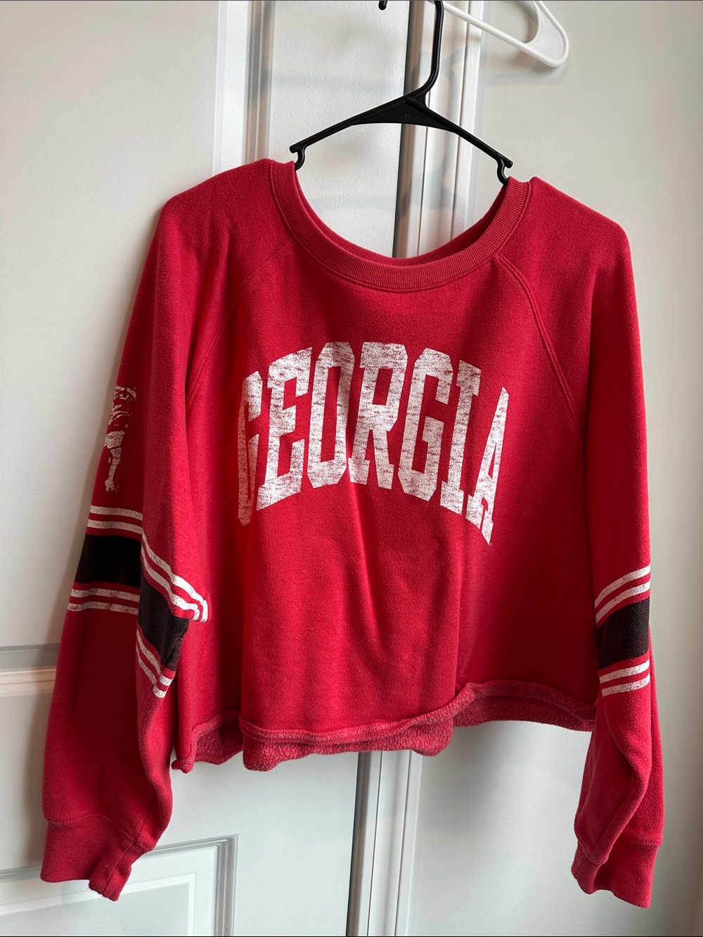 Georgia Red Women's Crewneck Sweatshirt